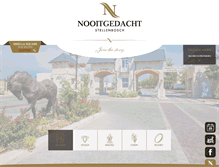 Tablet Screenshot of nooitgedachtestate.co.za